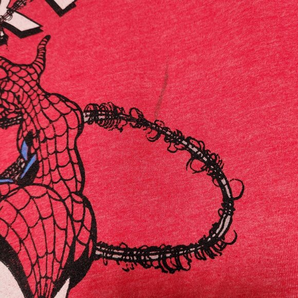 Marvel Men's The Amazing Spider-Man Graphic T-Shirt Red Short Sleeve Size Medium - Picture 5 of 10